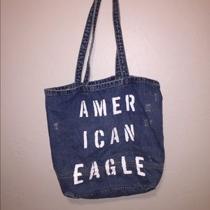 american eagle denim bag